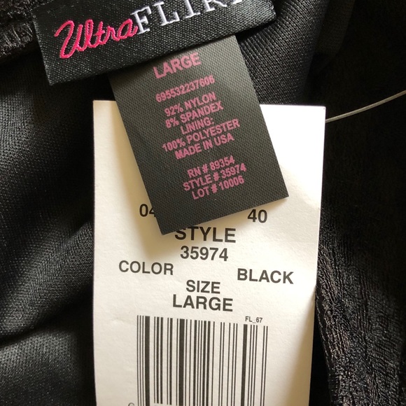 Ultra Flirt Black Lace Maxi Skirt - Picture 6 of 7